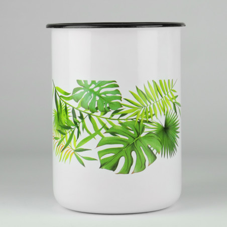 Kubek emaliowany "MONSTERA" 1,5l