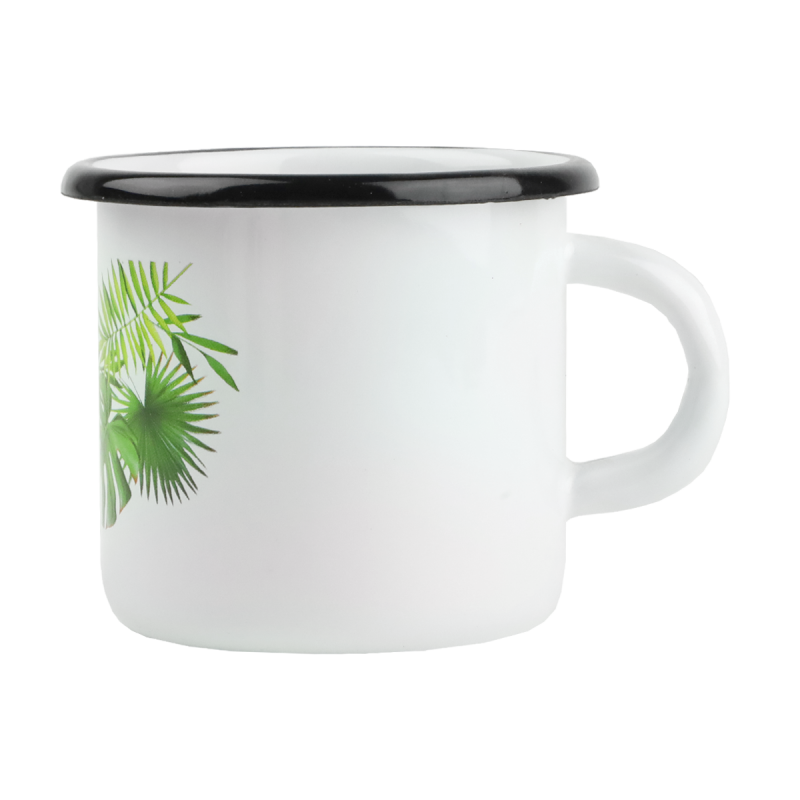 Kubek emaliowany "MONSTERA" 400ml SILESIA EMALIA - 2