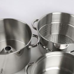 Sokownik ze stali nierdzewnej 8l GAZ, INDUKCJA + drylownica KARL HAUSMANN - 9