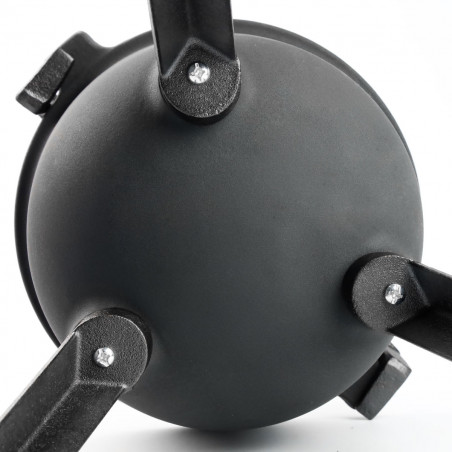 Kociołek żeliwny 4L garnek myśliwski węgierski emaliowany wewnątrz + łyżka SILESIA EMALIA - 9