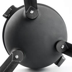 Kociołek żeliwny 4L garnek myśliwski węgierski emaliowany wewnątrz + łyżka SILESIA EMALIA - 9