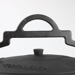 Kociołek żeliwny 4L garnek myśliwski węgierski emaliowany wewnątrz + łyżka SILESIA EMALIA - 13