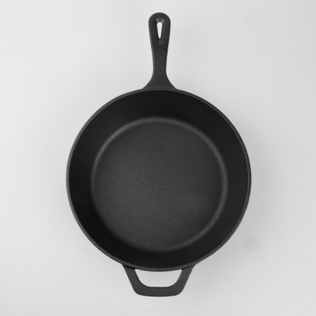 Patelnia rondel żeliwna 2w1 ELŻBIETA 26,5 cm SILESIA EMALIA - 7