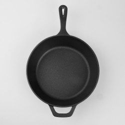 Patelnia rondel żeliwna 2w1 ELŻBIETA 26,5 cm SILESIA EMALIA - 7