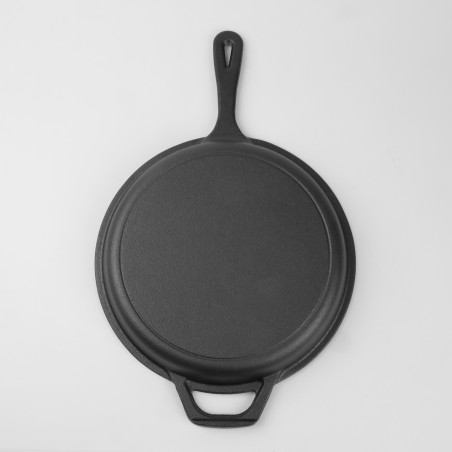 Patelnia rondel żeliwna 2w1 ELŻBIETA 26,5 cm SILESIA EMALIA - 9
