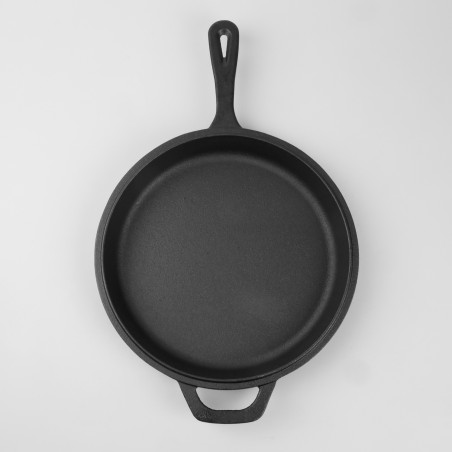 Patelnia rondel żeliwna 2w1 ELŻBIETA 26,5 cm SILESIA EMALIA - 10