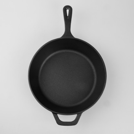 Patelnia rondel żeliwna 2w1 ELŻBIETA 26,5 cm SILESIA EMALIA - 11