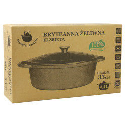 Brytfanna żeliwna ELŻBIETA 6,5L