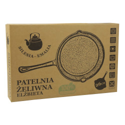 Patelnia żeliwna ELŻBIETA 26 cm