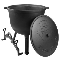 Kociołek żeliwny myśliwski 10L SILESIA EMALIA - 1