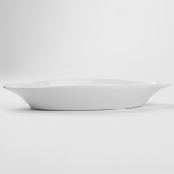 Półmisek porcelanowy biały 25cm