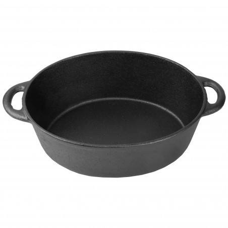 Brytfanna gęsiarka żeliwna BONA 4L OGNISKO INDUKCJA GAZ PIEKARNIK SILESIA EMALIA - 5