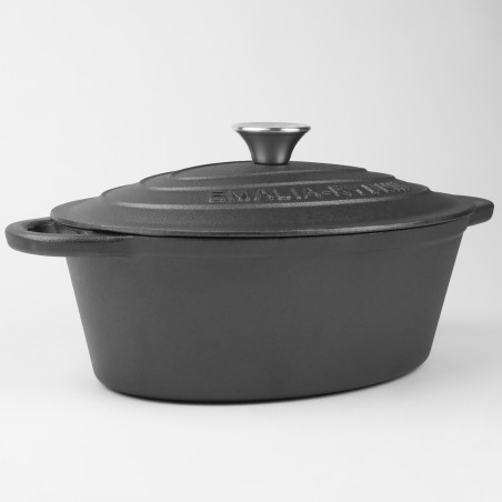 Brytfanna gęsiarka żeliwna BONA 4L OGNISKO INDUKCJA GAZ PIEKARNIK SILESIA EMALIA - 3