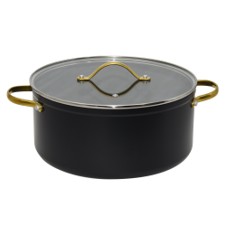 Garnek aluminiowy granitowy HANYS 1,9L NON-STICK INDUKCJA GAZ