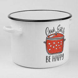 Komplet 3 garnków gładkich Cook Eat & Be Happy 2 / 3 / 4,5L