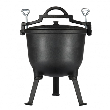 Kociołek żeliwny myśliwski 8L SILESIA EMALIA - 2