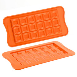Forma silikonowa do czekolady 21,2x10,3x0,7 cm 6szt. MONOPORCJA