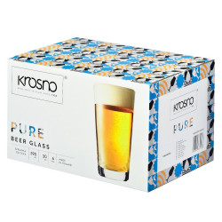 Komplet szklanek do piwa PURE 530 ml kufle szklanki pokale