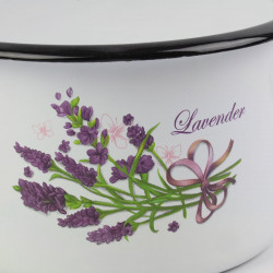 Garnek emaliowany "LAWENDA" 2l SILESIA EMALIA - 5