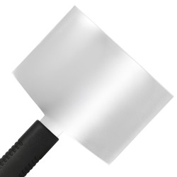Łopatka do burgerów grillowa stalowa siekacz szpachelka szpatułka 27x16cm