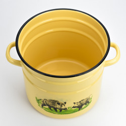 Garnek emaliowany 12L tradycyjny 22CM DZIK GAZ XXL