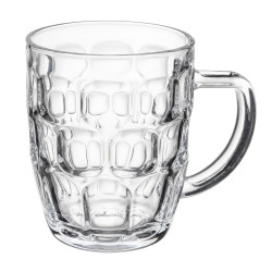 Kufel do piwa szklany 550ml z uchwytem