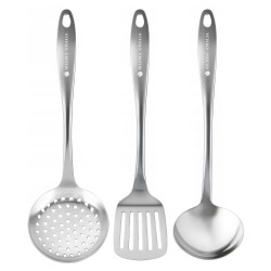 Komplet 3 akcesoriów kuchennych ze stali nierdzewnej
