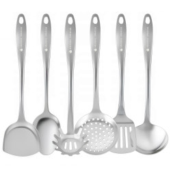 Komplet 6 akcesoriów kuchennych ze stali nierdzewnej