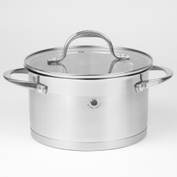 Komplet garnków stalowych EXPERT 6 elementowy INDUKCJA GAZ