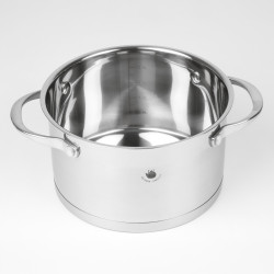 Komplet garnków stalowych EXPERT 6 elementowy INDUKCJA GAZ