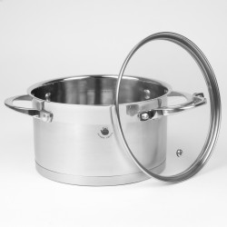 Komplet garnków stalowych EXPERT 6 elementowy INDUKCJA GAZ