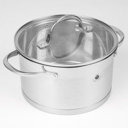 Komplet garnków stalowych EXPERT 6 elementowy INDUKCJA GAZ