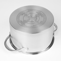 Komplet garnków stalowych EXPERT 6 elementowy INDUKCJA GAZ