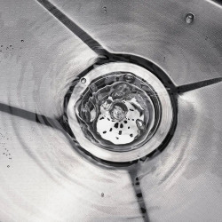 Zlewozmywak zlew stalowy wielofunkcyjny 75x45 cm deszczownica ociekacz wodospad czarny