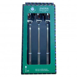 Komplet łyżeczek do latte 6 sztuk JAGNA srebrne