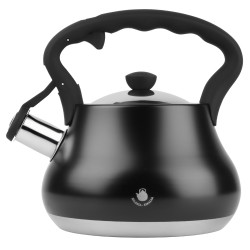 Czajnik ze stali nierdzewnej MIESZKO 3L czarny INDUKCJA GAZ