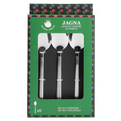 Komplet łyżeczek do herbaty 6sztuk JAGNA srebrne