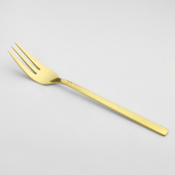 Komplet widelczyków do ciasta 6 sztuk JAGNA złote