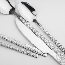 Komplet sztućców sztućce JAGNA 36-elementowy srebrny