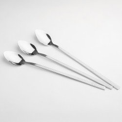 Komplet łyżeczek do latte 6 sztuk JAGNA srebrne