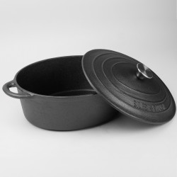 Brytfanna gęsiarka żeliwna ELŻBIETA 4L OGNISKO INDUKCJA GAZ PIEKARNIK