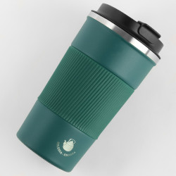 2x Kubek termiczny termos gorące napoje do 12H KAWA HERBATA SZCZELNY 500ml ZIELONY