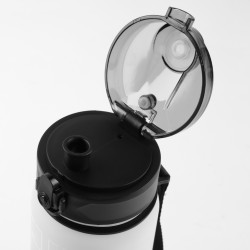 Zestaw butelka bidon na wodę napój TRITANOWA 800ML szczelna SPORTOWA Z PODZIAŁKĄ DLA DWOJGA