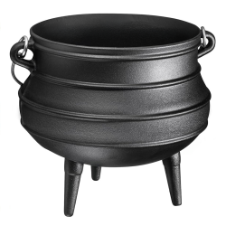 Kociołek żeliwny AFRYKAŃSKI garnek myśliwski węgierski 9,3L STOJĄCO - WISZĄCY