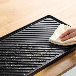 Taca płyta grillowa żeliwna 46x26cm