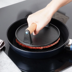 Żeliwna praska do burgerów 17,5cm