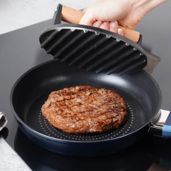 Żeliwna praska do burgerów 17,5cm