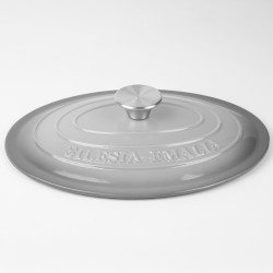 Brytfanna żeliwna emaliowana 29cm szara INDUKCJA GAZ PIEKARNIK