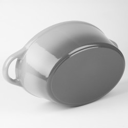 Brytfanna żeliwna emaliowana 29cm szara INDUKCJA GAZ PIEKARNIK