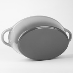 Brytfanna żeliwna emaliowana 29cm szara INDUKCJA GAZ PIEKARNIK